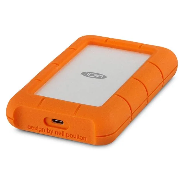 Disco Duro Portátil LaCie Rugged 2TB USB-C – Resistente y Compacto - Imagen 2