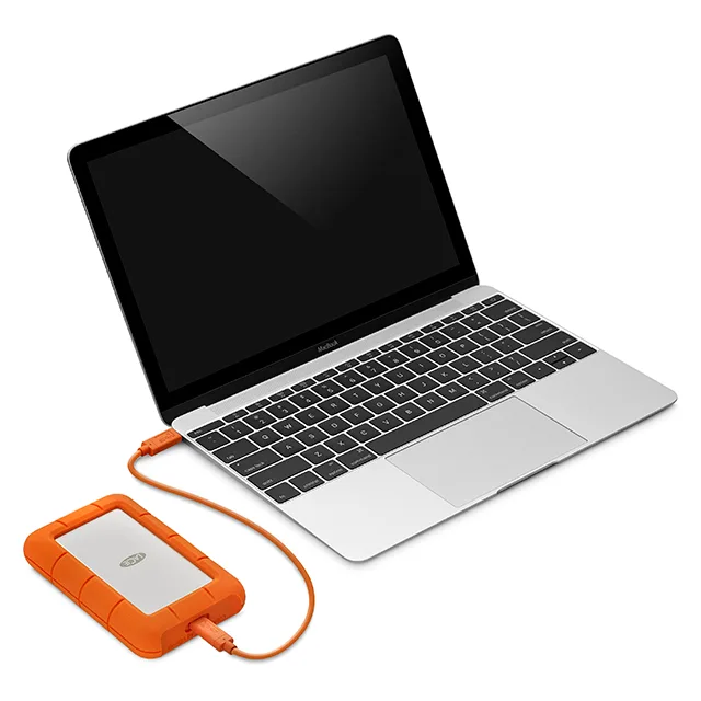 Disco Duro Portátil LaCie Rugged 2TB USB-C – Resistente y Compacto - Imagen 7