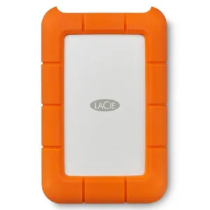 Disco Duro Portátil LaCie Rugged 2TB USB-C – Resistente y Compacto