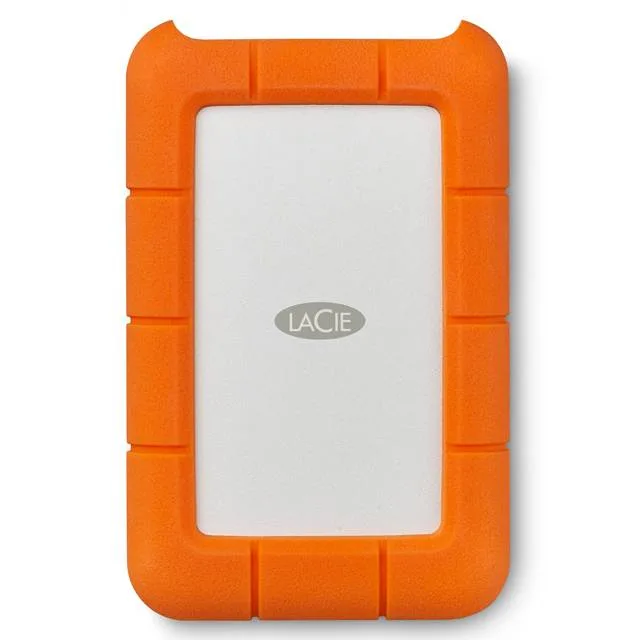 Disco Duro Portátil LaCie Rugged 2TB USB-C – Resistente y Compacto