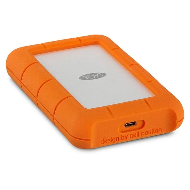 Disco Duro Portátil LaCie Rugged 2TB USB-C – Resistente y Compacto - Imagen 3
