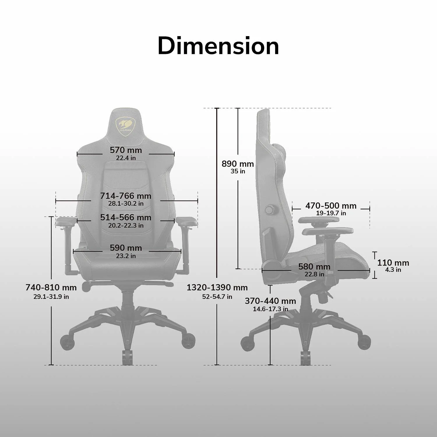 SILLA GAMER COUGAR ARMOR EVO - Imagen 16