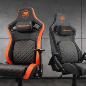 SILLA GAMER COUGAR DEFENSOR F NEGRA NARANJA