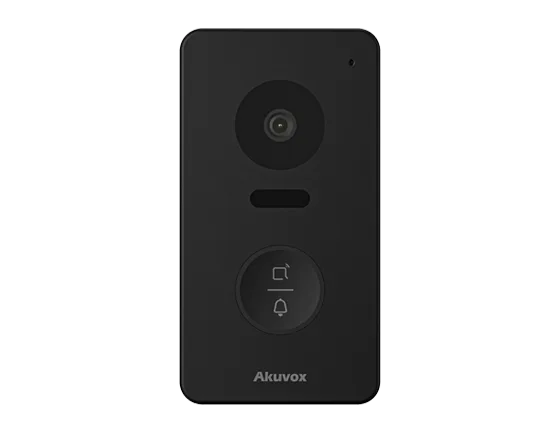 Videoportero SIP E13S de un solo botón, diseñado para edificios residenciales de gama media.