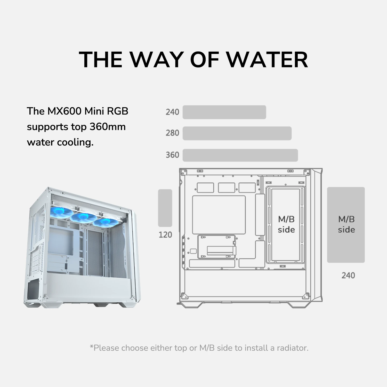 CHASIS COUGAR MX600 MINI RGB BLANCA - Imagen 15