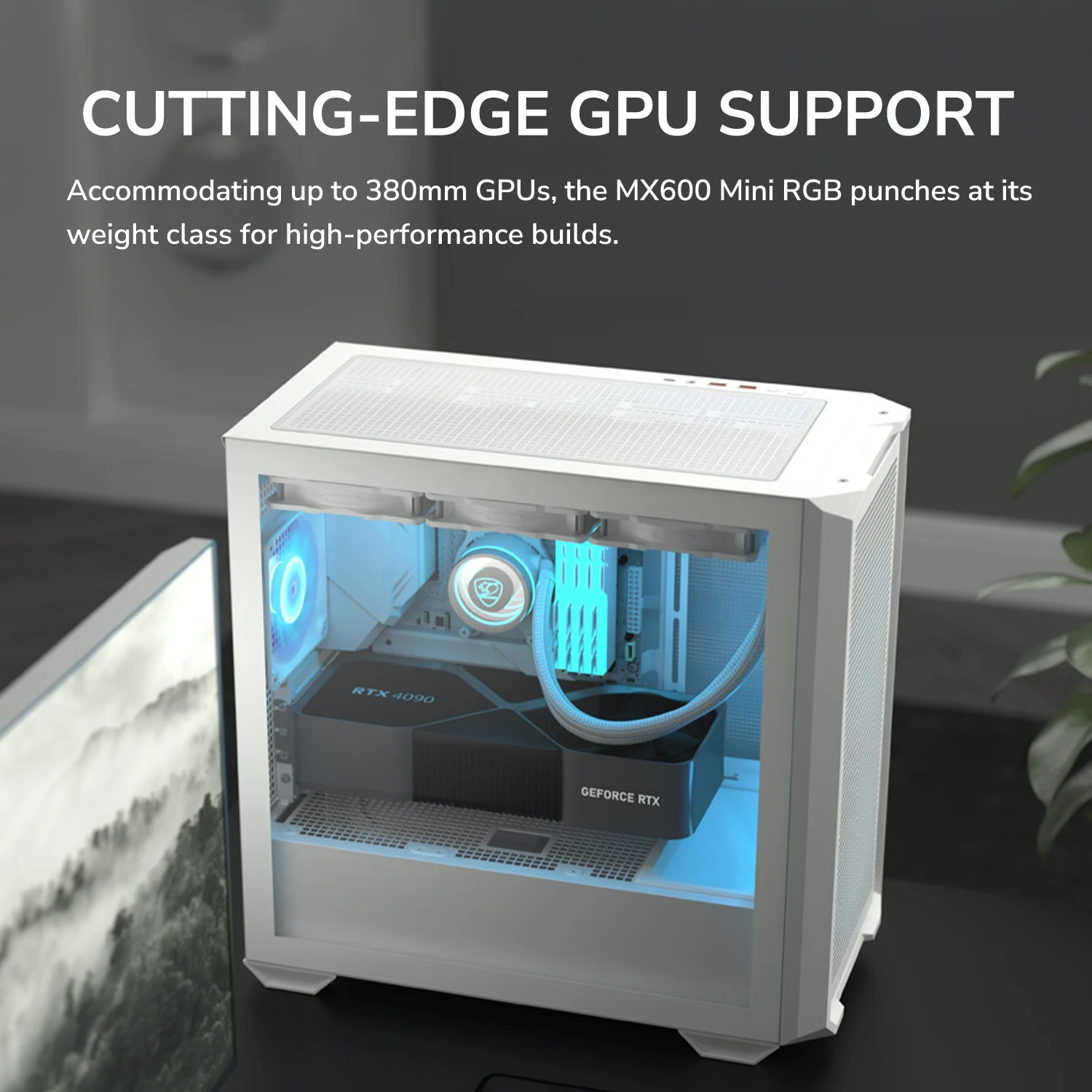 CHASIS COUGAR MX600 MINI RGB BLANCA - Imagen 17