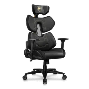 SILLA GAMER COUGAR TERMINATOR ELITE GOLD NEGRA DORADA