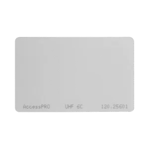 ACCESSPRO ACCESS-CARD-EPC Tag UHF tipo Tarjeta para lectoras de largo alcance 900 MHZ / EPC GEN 2 / ISO 18000 6C / No imprimible / NO incluye porta tarjeta
