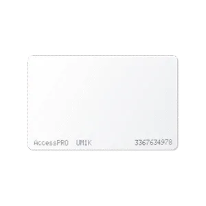 ACCESSPRO ACCESS-DUAL-UM Tarjeta Tecnología Dual: RFID (UHF) 900MHz/MIFARE; 13.56MHz Para Oficinas y Estacionamientos