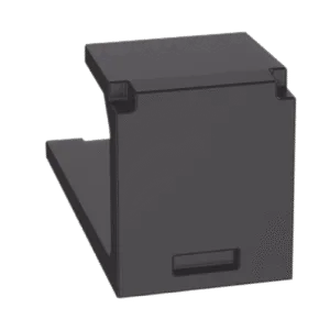 PANDUIT CMBBL-X Módulo de tapa ciega (Inserto Ciego), Mini-Com, Color Negro