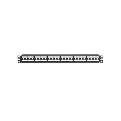 HIKVISION DS1CP0U241U Patch Panel Sin Blindaje / Modular Keystone / Sin Jack / 24 Puertos / 1 Unidad De Rack