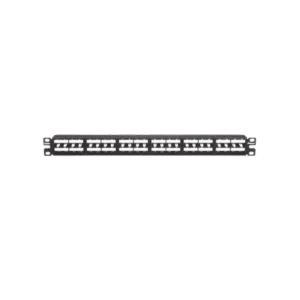 PANDUIT CPP48HDWBLY Panel de Parcheo Modular Mini-Com (Sin Conectores), Plano, Sin Blindaje, Alta Densidad, de 48 puertos, 1UR