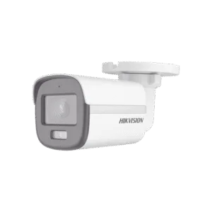 HIKVISION DS-2CE10DF0T-LPFS Mini Bala TURBOHD 2MP (1920 x 1080) / Lente 2.8 mm / Imagen a Color 24/7 / Luz Blanca 20m / Exterior IP67 / dWDR / 4 Tecnologías