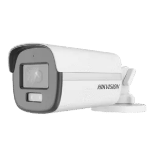 HIKVISION DS-2CE12DF0T-LFS Bala TURBOHD 2MP (1920 x 1080) / Lente 2.8 mm / Imagen a Color 24/7 / Luz Blanca 40m / Exterior IP67 / dWDR / 4 Tecnologías