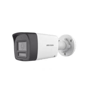 HIKVISION DS-2CE16D0T-LTS Bala TURBOHD 2 Megapixel (1080p) / Lente 2.8 mm / Dual Light (30 mts IR EXIR + 20 mts Luz Blanca) / Micrófono Integrado / Gran Angular 101° / Exterior IP67 / 4 Tecnologías