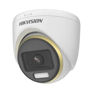 HIKVISION DS-2CE70DF3T-PF Turret TURBOHD 1080p / Imagen a color 24/7 / Lente 2.8 mm / Luz Blanca 20 mts