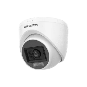 HIKVISION DS2CE76K0TLPFS Domo TURBOHD 3K HIBRIDA B/N - Color VU / IR 20 MTS / Lente 2.8 mm / Luz Blanca 20 mts / Exterior IP67 / Microfono Interconstruido / dWDR / Plástica