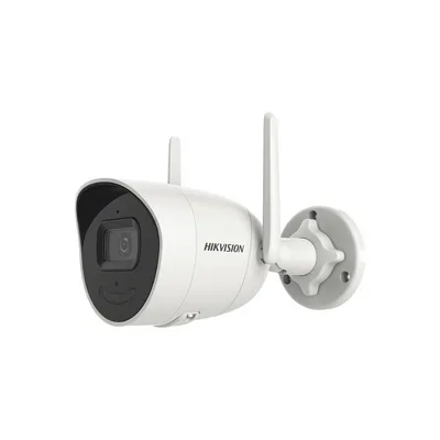 HIKVISION DS-2CV2041G2-IDW(W) Bala IP 4 Megapixel / Lente 2.8 mm / 30 mts IR / Exterior IP66 / Wi-Fi / WDR 120 dB / H.265 / Micrófono y Bocina Interconstruido / MicroSD