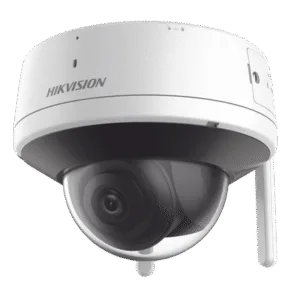 HIKVISION DS-2CV2141G2-IDW(W) Domo IP 4 Megapixel / Lente 2.8 mm / 30 mts IR / Exterior IP66 / Wi-Fi / ACUSENSE Lite / WDR 80 dB / H.265+ / Micrófono y Bocina Interconstruido / Micro SD / Se Conecta Directo a la App de Hik-Connect