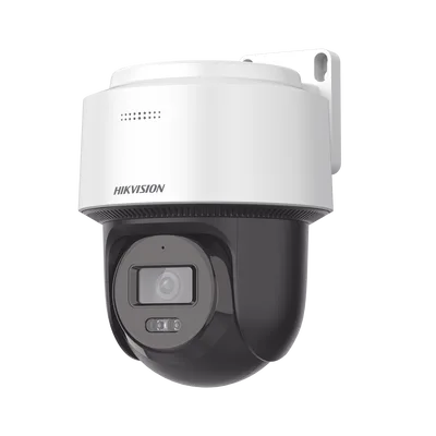 HIKVISION DS-2DE2C400MWG-E Domo PT IP 4 Megapixel / Lente 2.8 mm / Luz Blanca 30 mts / dWDR / PoE / IP66 / Micrófono y Bocina Interconstruido / Micro SD / Incluye Montaje de Pered y Techo