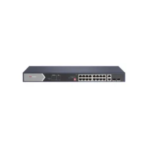 HIKVISION DS-3E0528HP-E Switch PoE de 24 puertos / No administrable / 2 puertos RJ45 Gigabit / 2 puertos de fibra optica gigabit