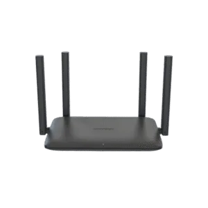 HIKVISION DS3WR15X/US Router Inalámbrico WISP Gigabit / Doble Banda AC (2.4 GHz y 5 GHz) / Hasta 1501 Mbps / 4 Puertos 10/100/1000 Mbps / 4 Antenas Externas Omnidireccional de 5 dBi / Interior