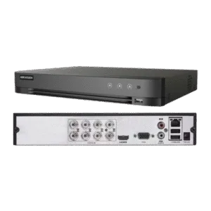 HIKVISION DS7208HGHIM1(C) DVR 1080P Lite Pentahibrido / 8 Canales TURBOHD + 2 Canales IP / H.264+ / 1 Bahía de Disco Duro / Audio por Coaxitron