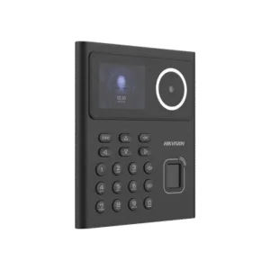 HIKVISION DS-K1T320M-FX Terminal de Reconocimiento Facial con lector MIFARE / Stand Alone / Hasta 1.5 mts en lectura / Soporta P2P Hik-Connect / 500 Rostros / 1.000 Huellas / 1.000 Tarjetas / PIN / ISAPI-ISUP 5.0