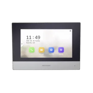 HIKVISION DS-KH6320-WTE1 Monitor IP WiFi Touch Screen 7" para Videoportero IP / Vídeo en Vivo / PoE Estándar / Apertura Remota / Llamada Entre Monitores / Audio de dos vías / Policarbonato
