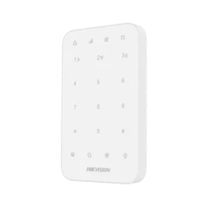 HIKVISION DS-PK1-E-WB (AX PRO) Teclado Inalámbrico para Armado y Desarmado / Funciones de Automatización para control de Relevadores