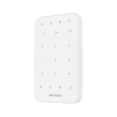 HIKVISION DS-PK1-E-WB (AX PRO) Teclado Inalámbrico para Armado y Desarmado / Funciones de Automatización para control de Relevadores