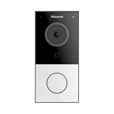 AKUVOX E12W Videoportero IP para 1 Apartamento / Wifi / SIP / Administración en la Nube / Acceso por Tarjeta o Bluetooth / Compatible con App SmartPlus