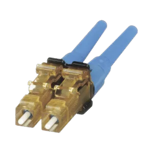 PANDUIT FLCDSCBUY Conector de Fibra Óptica LC Duplex OptiCam, Monomodo 9/125 OS2, Pre-pulido, Color Azul