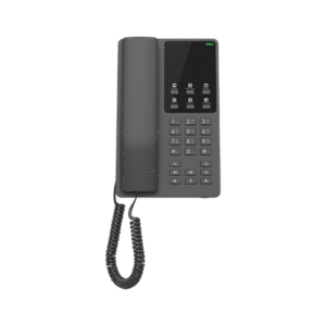 GRANDSTREAM GHP621W Teléfono IP Hotelero Wi-Fi, 2 líneas SIP con 2 cuentas, codec Opus, IPV4/IPV6, color negro, con gestión en la nube GDMS