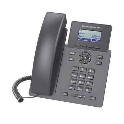 GRANDSTREAM GRP-2601 Teléfono IP Grado Operador, 2 líneas SIP con 2 cuentas, codec Opus, IPV4/IPV6 con gestión en la nube GDMS