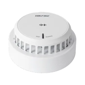 HIKVISION HF-S2E Detector de Humo Autónomo / No Requiere Panel / Botón para Silenciar / Alarma de 85 dB / Incluye baterías