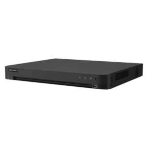 HIKVISION IDS7216HUHIM2/X/A (ACUSENSE / Evita Falsas Alarmas) DVR 4K / 16 Canales TURBOHD + 16 Canales IP / 2 Bahía de Disco Duro / Audio por Coaxitron / Salida de Vídeo en 4K / Entrada Salida de Alarma