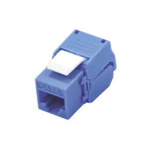 HIKVISION DS1CK6U90T(BLUE50PCS) Jack hembra Rj45 / Color Azul / Paquete Por 50 Piezas / Keystone / Ponchado 90°