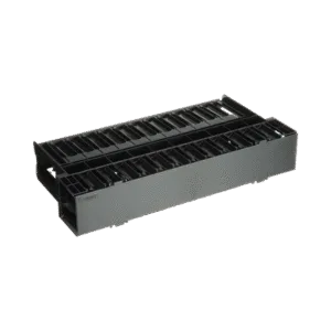 PANDUIT NCMH2 Organizador de Cables Horizontal NetManager, Doble (Frontal y Posterior), Para Rack de 19in, 2UR