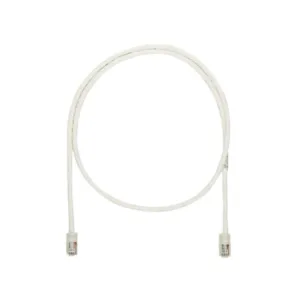 PANDUIT NK5EPC3Y Cable de parcheo UTP Categoría 5e, con plug modular en cada extremo - 1 m. - Blanco mate
