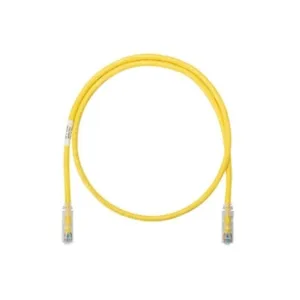 PANDUIT NK6PC5YLY Cable de parcheo UTP Categoría 6, con plug modular en cada extremo - 1.5 m. - Amarillo