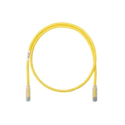 PANDUIT NK6PC3YLY Cable de parcheo UTP Categoría 6, con plug modular en cada extremo - 1 m. - Amarillo