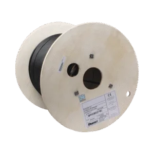 PANDUIT PUO6C04BL-CEG Bobina de Cable UTP de 4 Pares, PanNet, Para Exterior con Gel, Cat6 (23 AWG), Industrial para Climas Extremos, Color Negro, 305 m