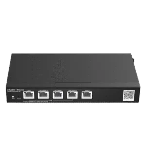 RUIJIE RG-EG305GH-P-E Reyee Router de Oficina PoE de 5 Puertos de Alto Rendimiento, Gestionable en la Nube, 1.5 Gbps, Hasta 300 Clientes, 4 Salidas PoE, 64 Túneles VPN