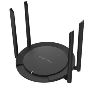 RUIJIE RG-EW300PRO Router Inalámbrico 2.4 GHz, 300 Mbps, 4 Antenas Externas Omnidireccionales 5 dBi, 1 Puerto WAN y 3 Puertos LAN 10/100