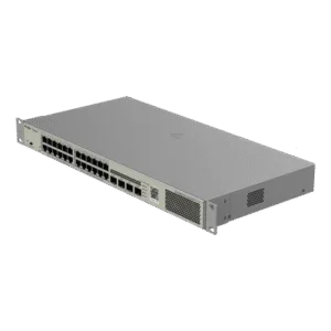 RUIJIE RG-NBS3100-24GT4SFP-P-V2 Switch PoE Gestionable en la Nube de Capa 2 Gigabit de 28 Puertos, 24 Puertos Gigabit PoE+, 4 SFP, 370W