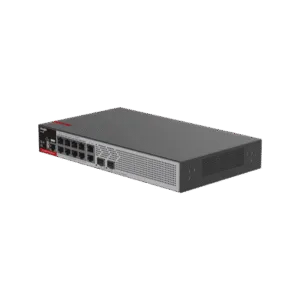 RUIJIE RG-S2915-10GT2MS-P-L Switch Administrable L2+ con 10 puertos Gigabit (1-8 PoE+), 2 SFP para fibra 1Gb / 2.5 Gb , gestión gratuita desde la nube, 125w