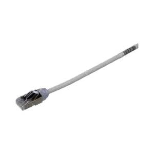 PANDUIT STP28X1MIG Patch Cord Cat6A, Diametro Reducido 28 AWG, Blindado S/FTP, CM/LS0H, 1 m, Color Gris
