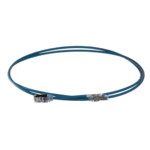 PANDUIT STP28X2MBU Patch Cord Cat6A, Diametro Reducido 28 AWG, Blindado S/FTP, CM/LS0H, 2m, Color Azul
