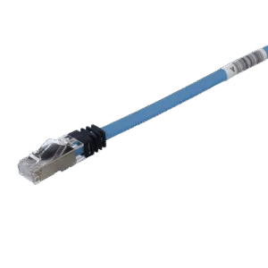 PANDUIT STP6X2MBU Patch Cord Cat6A, Blindado S/FTP, CM/LS0H, 2m, Color Azul